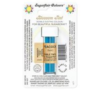 Sugarflair Blossom Tint Peacock Food Colouring and Dusting Powder, Matt Finish, Brush On or Mix with Rejuvenator Spirit to Create a One of A Kind Cake - 7ml
