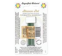 Sugarflair Blossom Tint Woodland Green Food Colouring and Dusting Powder, Matt Finish, Brush On or Mix with Rejuvenator Spirit to Create a One of A Kind Cake - 7ml