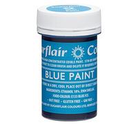 Sugarflair Blue Edible Food Paint, for Painting Icing, Sugar Pastes, Flower & Modelling Pastes, Royal Icing, Marzipan & Buttercream - 20g