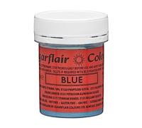 Sugarflair Blue Edible Metallic Glitter Paint, Jars of Food Dye Glittering Metallic Lustre, High Strength, Provide Excellent Coverage On Cakes & Desserts, Bright & Shimmering Colours - 35g