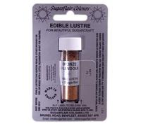 Sugarflair BRONZE SPLENDOUR Edible Lustre Dust Powder - Cake decorating shimmer