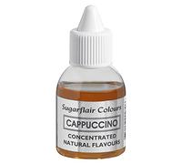 Sugarflair Cappuccino Natural Flavouring - Concentrated Natural Food Flavouring for use in Cakes, Cupcakes, Frostings, Drinks, Ice Creams - 30ml