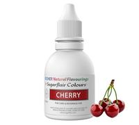 Sugarflair Cherry Flavouring - Natural Food Flavouring for Baking, Cakes, Ice Creams, Chocolates, Icings and More! Pack Your Bakes With A Delicious Natural Food Flavour Extract - 30ml