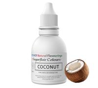 Sugarflair Coconut Flavouring - Natural Food Flavouring for Baking, Cakes, Ice Creams, Chocolates, Icings and More! Pack Your Bakes With A Delicious Natural Food Flavour Extract - 30ml