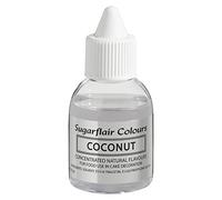 Sugarflair Coconut Natural Flavouring - Concentrated Natural Food Flavouring for use in Cakes, Cupcakes, Frostings, Drinks, Ice Creams - 30ml