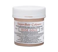 Sugarflair Colours Pump Refill Rose Gold - Refill Pack for Pump Spray Food Colouring - 25 g