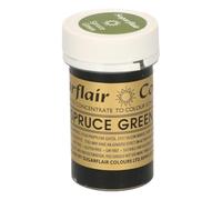 Sugarflair Colours Spectral Paste, Spruce Green Food Colouring, Highly Concentrated for Use with Sugar Pastes, Buttercream, Royal Icing or Cake Mix, Vibrant Colour Dye - 25g, (Sflair_Spectral_14x2)