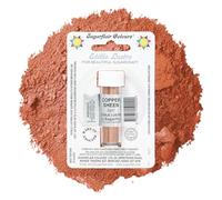 Sugarflair Copper Sheen Edible Lustre Dust, Add a Lustrous Shine to Cakes or Decorations. Brush On or Add Rejuvenator to Create Eye-Catching Edible Paint, Gives Shine to Your Bakes - 2g