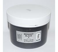 Sugarflair Edible Lustre Colour - Midnight Black 100g Value Pack