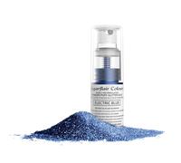 Sugarflair Electric Blue Edible Glitter Dust Spray (Non-Aerosol) - Add a Shimmering Lustre Sparkle to Cakes, Cupcakes, Chocolate, Desserts, Ice Cream, Drinks, Cocktails and more - 10g