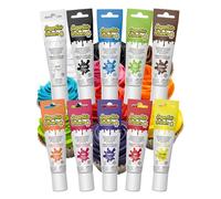 Sugarflair Essentials Food Colouring Gel 10 Set - Highly Concentrated Food Colouring Gel for Sugar Paste, Royal Icing, Buttercream, Cake Decorations, Cakes and More! Vibrant Food Dye - 10x 25g