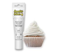 Sugarflair Essentials Food Colouring Gel White, Highly Concentrated Food Colouring Gel for Sugar Paste, Royal Icing, Buttercream, Cake Decorations, Cakes and More! Vibrant Food Dye - 25g