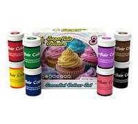 Sugarflair Essentials Food Colouring Paste Set 8x 25g - Vibrant Concentrated Paste for Cake Decorating, Sugar Paste, Buttercream, Royal Icing, Macarons - Bake-Stable, Vegan, Kosher