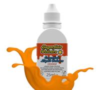 Sugarflair Essentials Orange Food Colouring 25ml - Concentrated Liquid Food Dye for Cake Decorating, Fondant, Buttercream, Royal Icing, Macarons - Vegan, Kosher, Bake-Stable