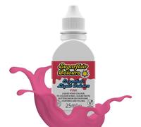 Sugarflair Essentials Pink Food Colouring 25ml - Concentrated Liquid Food Dye for Cake Decorating, Fondant, Buttercream, Royal Icing, Macarons - Vegan, Kosher, Bake-Stable