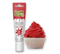 Sugarflair Essentials Red Food Colouring Gel 25g - Concentrated Gel Food Dye for Cake Decorating, Buttercream, Fondant, Royal Icing - Vegan, Kosher, Bake-Stable