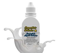 Sugarflair Essentials White Mixer Food Colouring 25ml - Concentrated Liquid Food Dye for Cake Decorating, Fondant, Buttercream, Royal Icing, Macarons - Vegan, Kosher, Bake-Stable