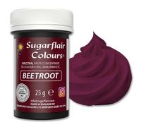 Sugarflair Food Colouring Paste Beetroot, Spectral Highly Concentrated Food Colouring for Buttercream, Sugar Paste, Royal Icing, Cake Decorations and More! Vibrant Colour Food Dye! - 25g