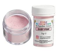 Sugarflair Food Colouring Powder Dust Baby Pink Blossom Tint, Use on Cake Decorations or Colour Sugarpaste, Fondant, Icing, Chocolate, Buttercream, Royal Icing, Macarons and More! - 5g