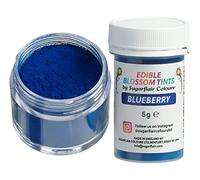 Sugarflair Food Colouring Powder Dust Blueberry Blossom Tint, Use on Cake Decorations or Colour Sugarpaste, Fondant, Icing, Chocolate, Buttercream, Royal Icing, Macarons and More! - 5g