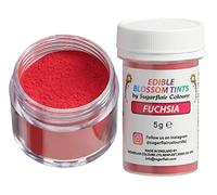 Sugarflair Food Colouring Powder Dust Fuchsia Blossom Tint, Use on Cake Decorations or Colour Sugarpaste, Fondant, Icing, Chocolate, Buttercream, Royal Icing, Macarons and More! - 5g