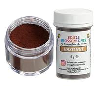 Sugarflair Hazelnut Food Colouring Dust (Blossom Tint), Powder Color, Edible, Matt Finish, Use on Cake Surfaces, Decorations Or Mix In Icing to Create Colourful Cakes & Bakes - 5g