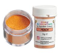Sugarflair Peach Food Colouring Dust (Blossom Tint), Powder Color, Edible, Matt Finish, Use on Cake Surfaces, Decorations Or Mix In Icing to Create Colourful Cakes & Bakes - 5g