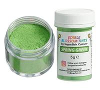 Sugarflair Spring Green Food Colouring Dust (Blossom Tint), Powder Color, Edible, Matt Finish, Use on Cake Surfaces, Decorations Or Mix In Icing to Create Colourful Cakes & Bakes - 5g