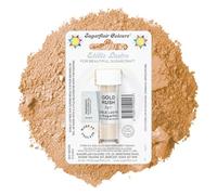 Sugarflair Gold Rush Edible Lustre Dust, Add a Lustrous Shine to Cakes or Decorations. Brush On or Add Rejuvenator to Create Eye-Catching Edible Paint, Gives Shine to Your Bakes - 2g