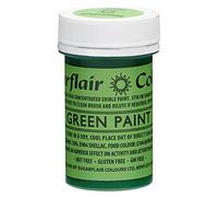 Sugarflair Green Edible Food Paint, for Painting Icing, Sugar Pastes, Flower & Modelling Pastes, Royal Icing, Marzipan & Buttercream - 20g