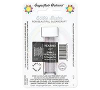 Sugarflair Heather Edible Lustre Glitter, Add a Lustrous Shine to Cakes or Decorations. Brush On or Add Rejuvenator to Create Eye-Catching Edible Paint - 2g