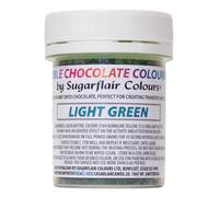 Sugarflair Light Green Chocolate Food Colouring - Coloured Cocoa Butter for Colouring Chocolate or Painting Directly Onto Chocolate, Transfer Sheets or Moulds - 35g