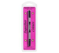 Sugarflair Liquorice Black Edible Food Decorating Pen - Dual Tip Food Pens for Writing Messages & Drawing On Sugar Paste, Marzipan, Frosting Or Any Other Dry Smooth Surface