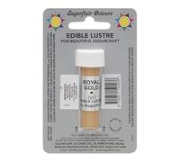 Sugarflair New Edible Lustre Powder - Royal Gold