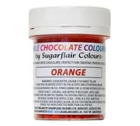 Sugarflair Orange Cocoa Butter - For Chocolate Coloring & Painting Directly Onto Chocolate, Transfer Sheets or Moulds - 35g