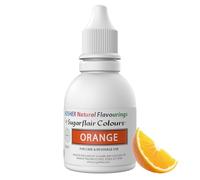 Sugarflair Orange Flavouring - Natural Food Flavouring for Baking, Cakes, Ice Creams, Chocolates, Icings and More! Pack Your Bakes With A Delicious Natural Food Flavour Extract - 30ml