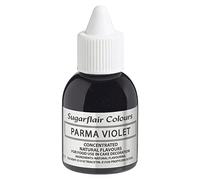 Sugarflair Parma Violet Natural Flavouring - Concentrated Natural Food Flavouring for use in Cakes, Cupcakes, Frostings, Drinks, Ice Creams - 30ml