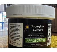 Sugarflair Paste Colours - Pastel- Food Colouring - Apple Green -400g Bulk Pack