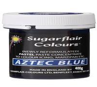 Sugarflair Paste Colours - Pastel- Food Colouring - Aztec Blue -400g Bulk Pack