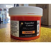 Sugarflair Paste Colours - Pastel- Food Colouring - Orange -400g Bulk Pack
