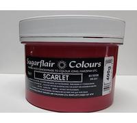 Sugarflair Paste Colours - Pastel- Food Colouring - Scarlet -400g Bulk Pack