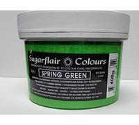 Sugarflair Paste Colours - Pastel- Food Colouring - Spring Green -400g Bulk Pack