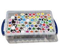Sugarflair Paste (Gel) Food Colour Complete 69 Colour Set -Set of 40 x25g Spectral (Deep Colour ) and Pastel 29 x25g Colours -Supplied in a Convenient Storage Boxes with lids