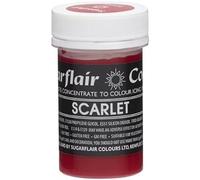 Sugarflair Pastel Concentrated Paste Food Colour :: Perfect for All Cake Making and Colouring (Scarlet Red)