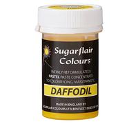 Sugarflair Pastel Daffodil Food Colouring Paste - Highly Concentrated for Use with Buttercream, Sugar Paste, Royal Icing or Cake Mixes, Vibrant Colour Food Dye - 25g