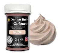 Sugarflair Pastel Nude Food Colouring Paste 25g - Concentrated Paste Food Dye for Cake Decorating, Fondant, Buttercream, Cake Batter and More - Vegan, Kosher, Bake-Stable