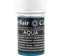 Sugarflair Pastel Paste - Aqua (Blue/Green) - Brand New Range -