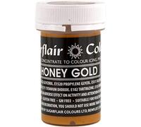 Sugarflair Pastel Paste - Honey Gold (Golden Brown) - Brand New Range -