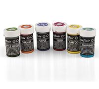 Sugarflair Pastel Rainbow Colours Paste Food Colouring Set 6x 25 Gram