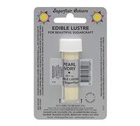 Sugarflair PEARL IVORY Edible Lustre Dust Powder - Cake decorating shimmer